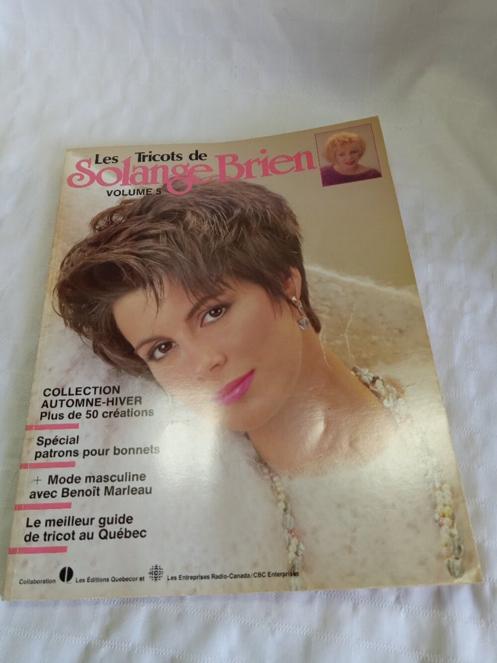 Les tricots de Solange Brien volume 5, vintage magazine, in French